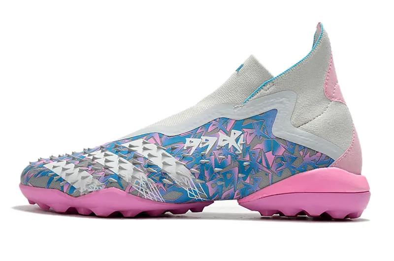 Adidas Predator Freak+ Laceless TF - Pink/Pastel Pink/Cool Blue