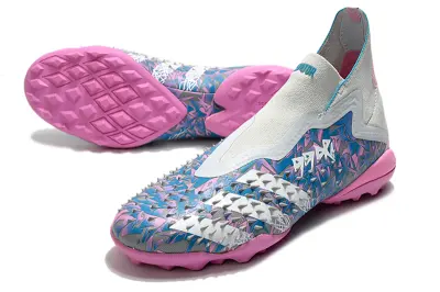 Adidas Predator Freak+ Laceless TF - Pink/Pastel Pink/Cool Blue