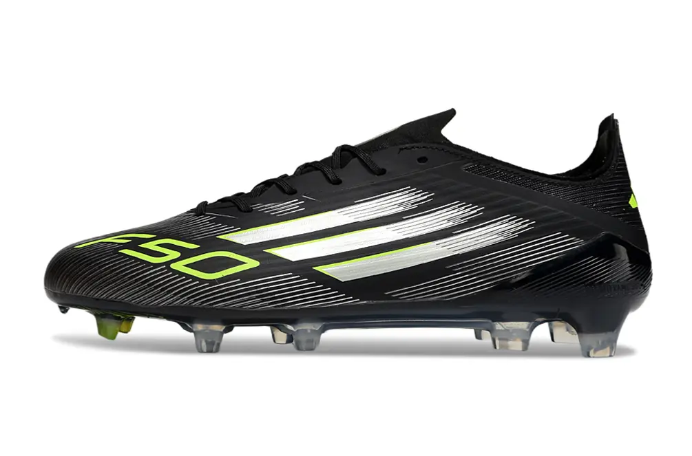 Adidas F50 Elite FG - Black/Electric Green/Silver White