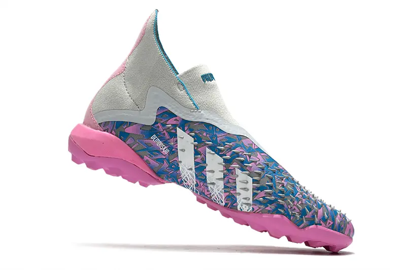 Adidas Predator Freak+ Laceless TF - Pink/Pastel Pink/Cool Blue