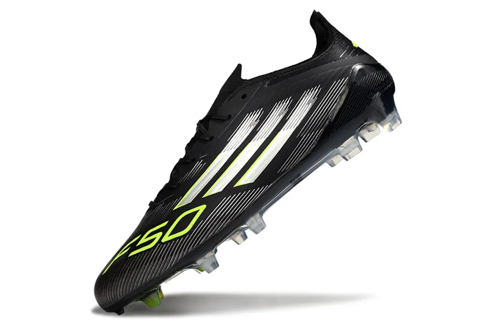 Adidas F50 Elite FG - Black/Electric Green/Silver White
