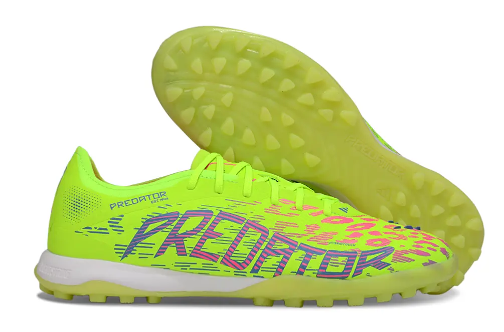 Adidas Predator 25 Elite TF - Yellow/Neon Green/Fuchsia Pink