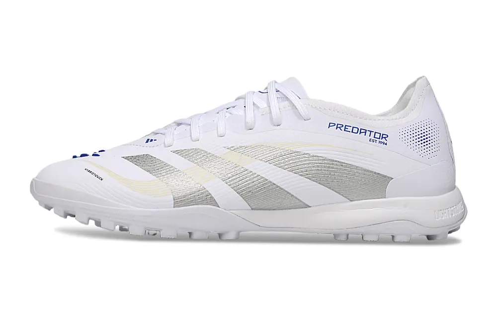 Adidas Predator 25 Elite TF - White/Silver Wave/Blue Touch