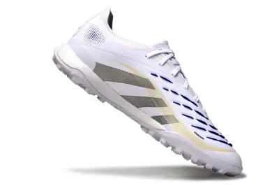Adidas Predator 25 Elite TF - White/Silver Wave/Blue Touch