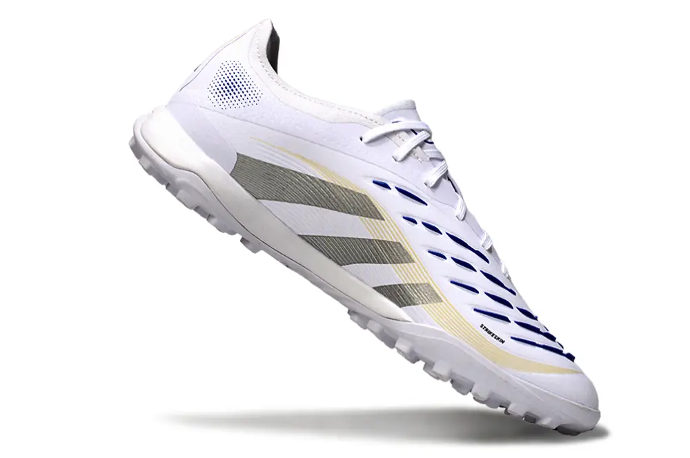 Adidas Predator 25 Elite TF - White/Silver Wave/Blue Touch
