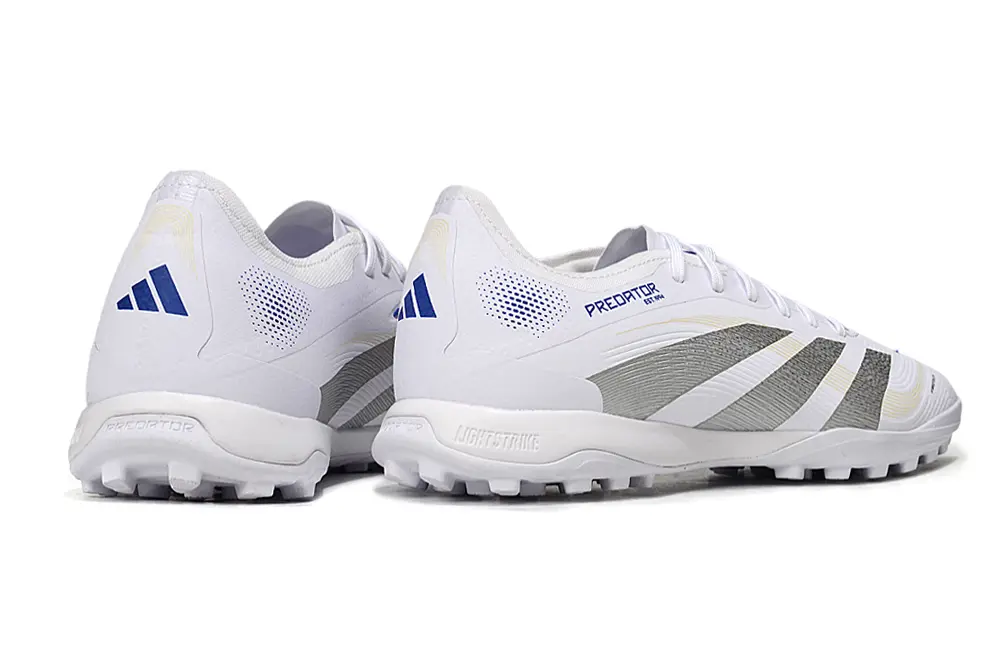Adidas Predator 25 Elite TF - White/Silver Wave/Blue Touch