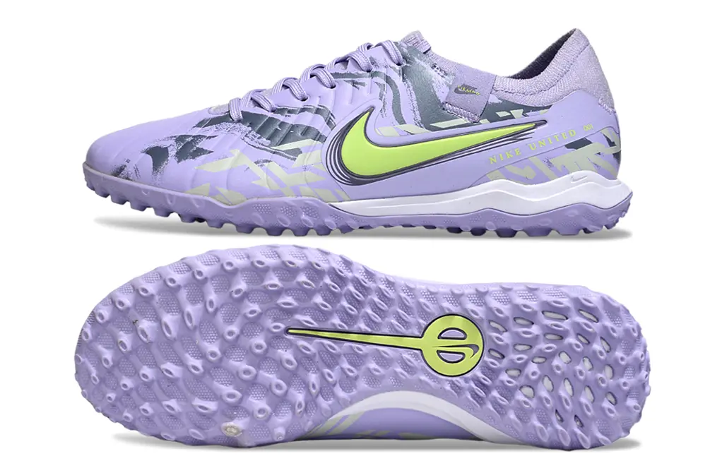 Nike Tiempo Legend 10 Pro TF - Purple/Vibrant Lilac/Lime Green