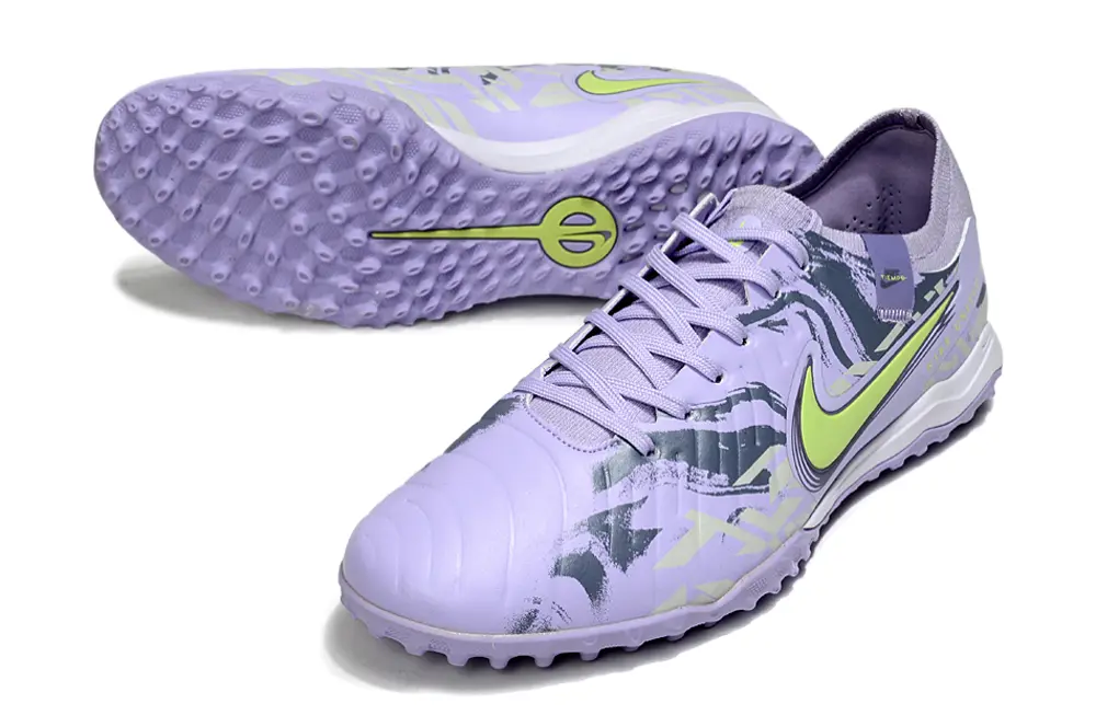 Nike Tiempo Legend 10 Pro TF - Purple/Vibrant Lilac/Lime Green