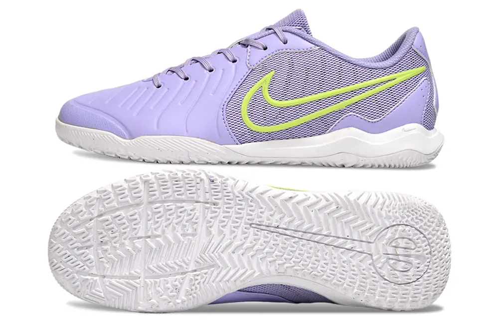 Nike Tiempo Legend 10 Academy IC - Purple/Vibrant Lilac/Lime Green