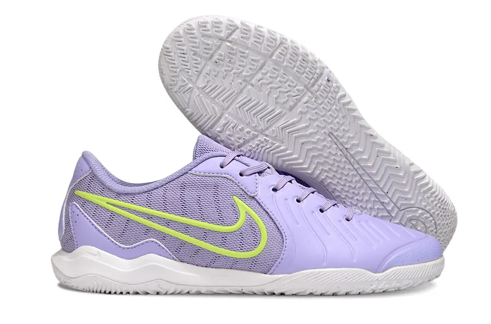 Nike Tiempo Legend 10 Academy IC - Purple/Vibrant Lilac/Lime Green