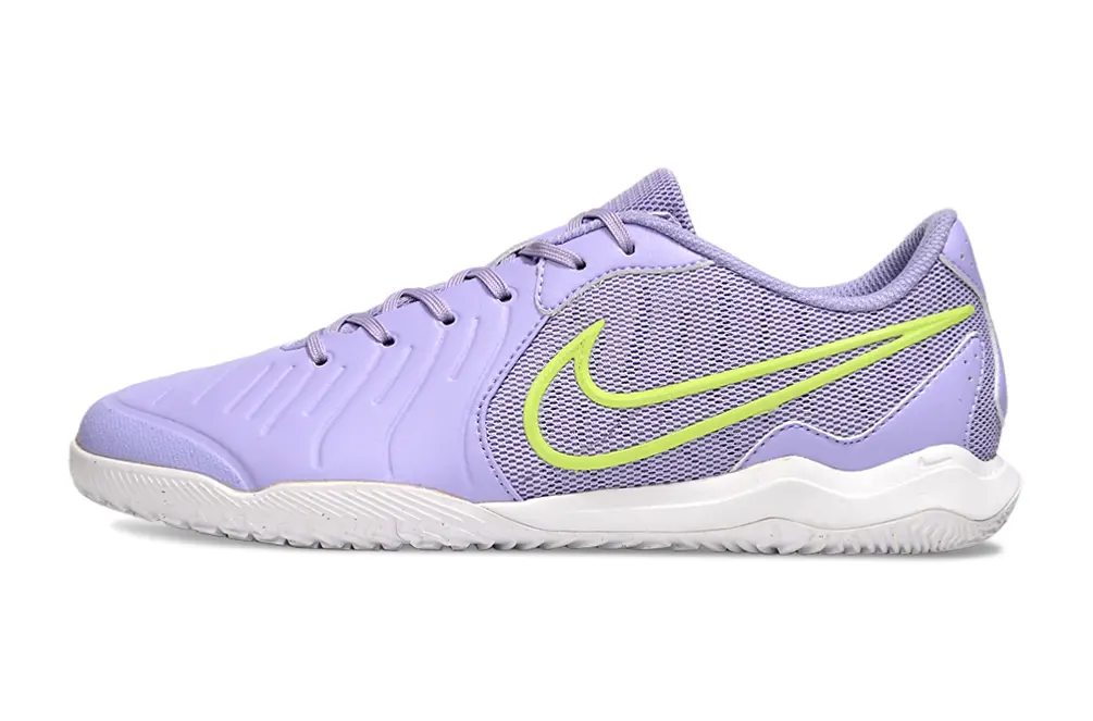 Nike Tiempo Legend 10 Academy IC - Purple/Vibrant Lilac/Lime Green