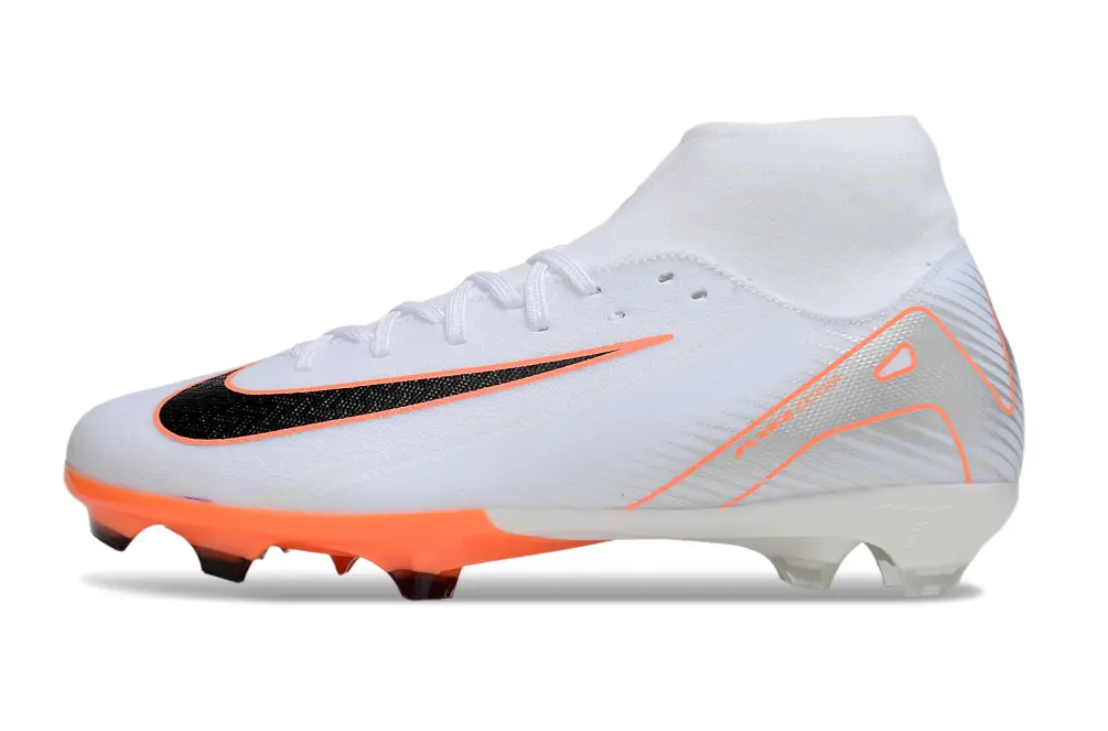 Nike Air Zoom Mercurial Superfly 10 Academy FG - White/Electric Orange/Black