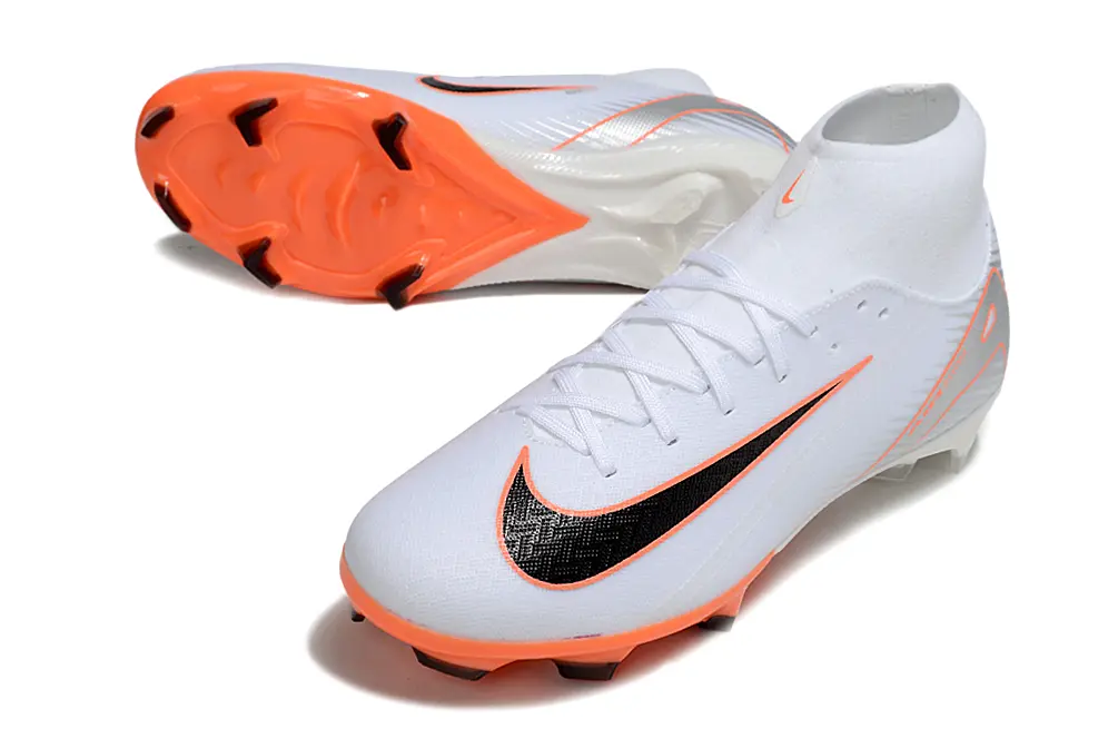 Nike Air Zoom Mercurial Superfly 10 Academy FG - White/Electric Orange/Black