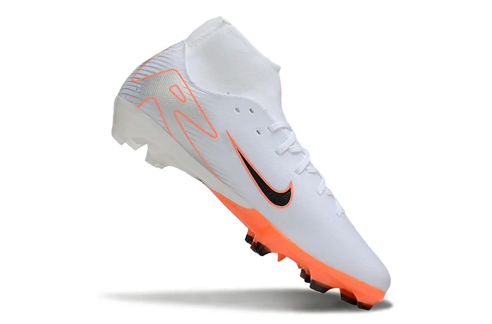Nike Air Zoom Mercurial Superfly 10 Academy FG - White/Electric Orange/Black