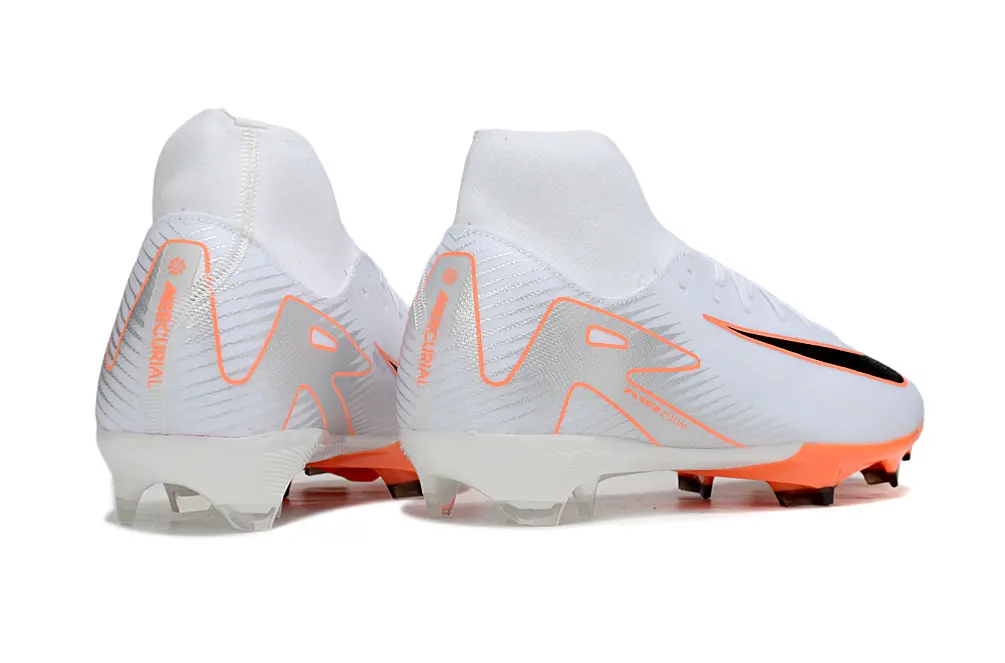 Nike Air Zoom Mercurial Superfly 10 Academy FG - White/Electric Orange/Black