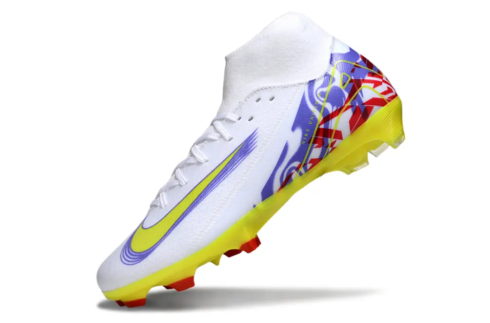 Nike Air Zoom Mercurial Superfly 10 Academy FG - White/Electric Yellow/Deep Purple