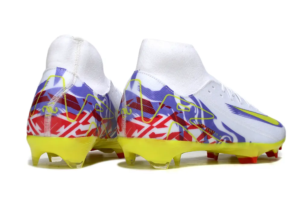Nike Air Zoom Mercurial Superfly 10 Academy FG - White/Electric Yellow/Deep Purple