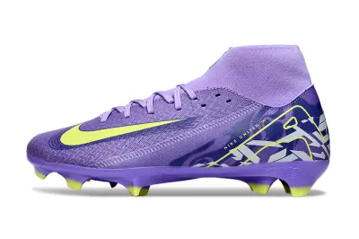 Nike Air Zoom Mercurial Superfly 10 Academy FG - Purple/Luminous Yellow/Deep Purple