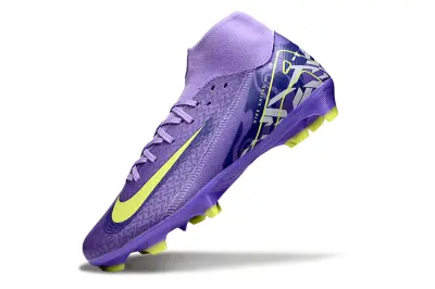 Nike Air Zoom Mercurial Superfly 10 Academy FG - Purple/Luminous Yellow/Deep Purple