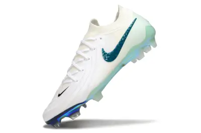 Nike Phantom GX 2 Elite FG - White/Crystal Blue/Iridiscent Green