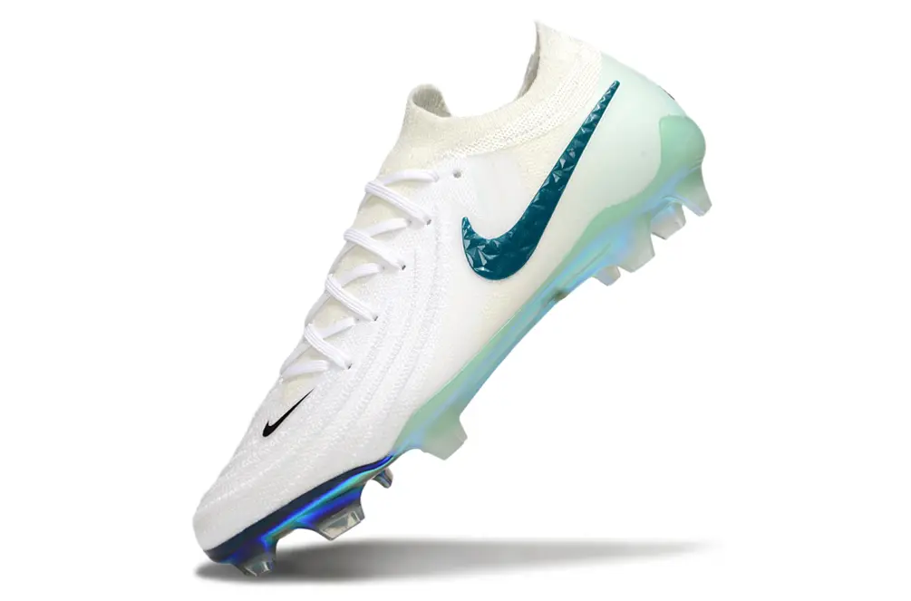 Nike Phantom GX 2 Elite FG - White/Crystal Blue/Iridiscent Green