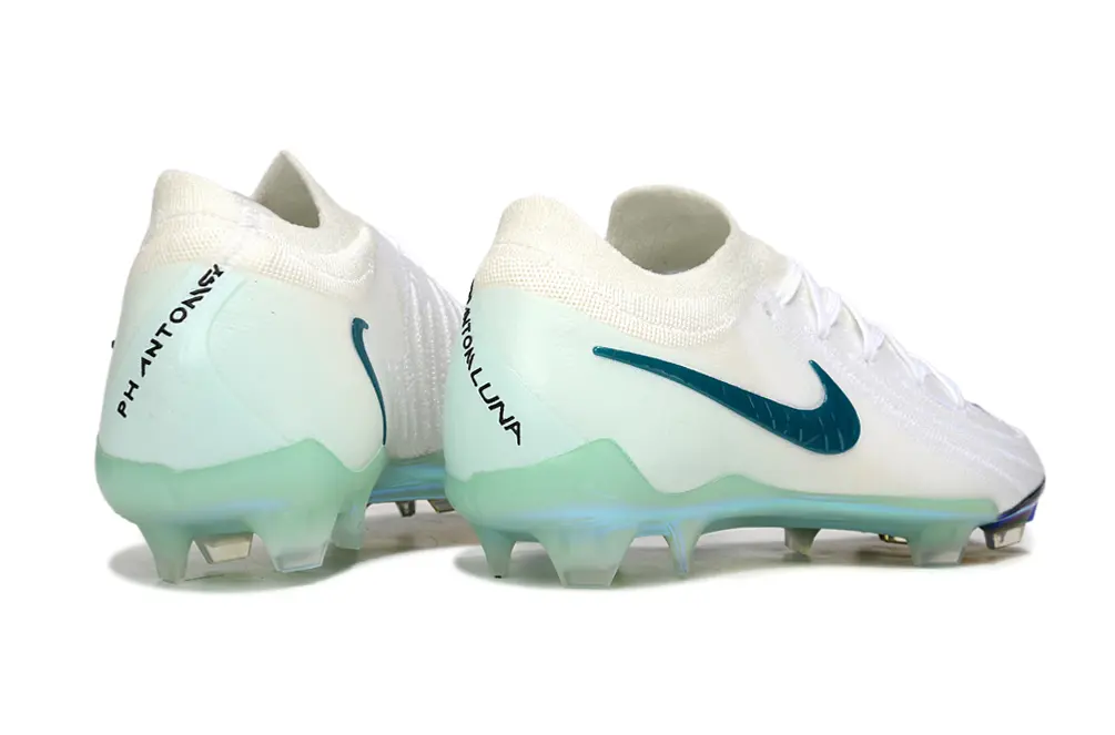 Nike Phantom GX 2 Elite FG - White/Crystal Blue/Iridiscent Green