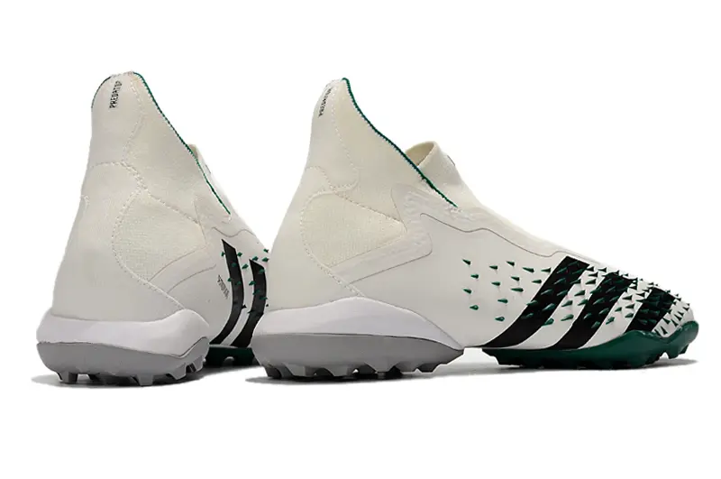 Adidas Predator Freak+ Laceless TF - White/Forest Green/Black