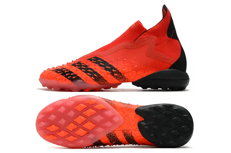 Adidas Predator Freak+ Laceless TF - Red/Bright Red/Black