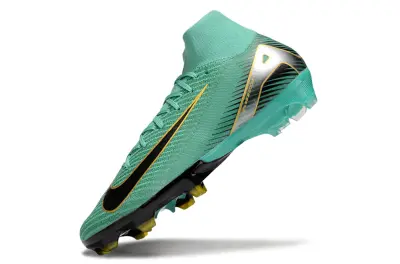Nike Air Zoom Mercurial Superfly 10 Elite FG - Aqua/Golden Black/Aqua Green