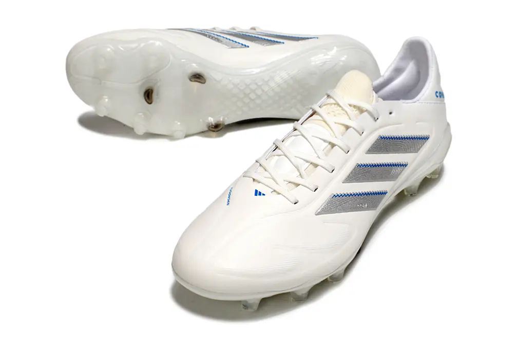 Adidas Copa Pure 3 Elite FG - White/Icy Blue/Metallic Silver