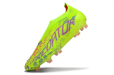 Adidas Predator 25 Elite Laceless FG - Yellow/Lime Green/Hot Pink