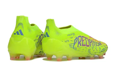 Adidas Predator 25 Elite Laceless FG - Yellow/Lime Green/Hot Pink