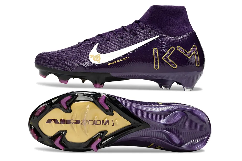 Mbappé x Nike Air Zoom Mercurial Superfly 10 Elite FG - Purple/Electric Purple/Gleaming Gold