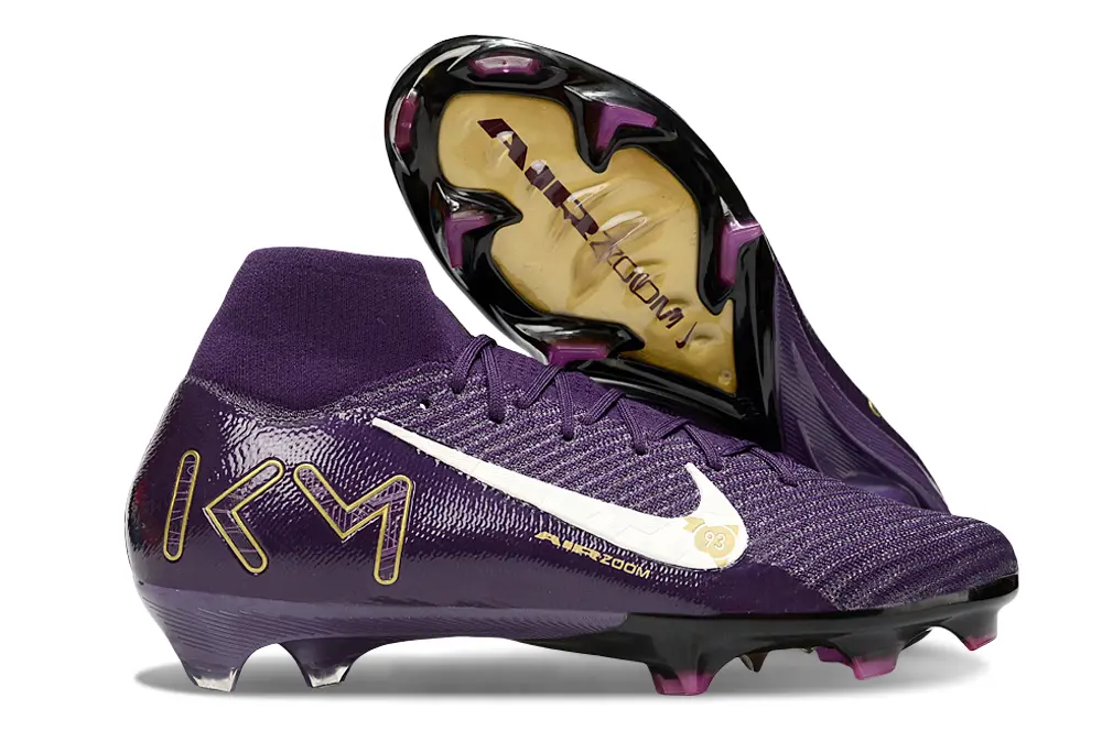 Mbappé x Nike Air Zoom Mercurial Superfly 10 Elite FG - Purple/Electric Purple/Gleaming Gold