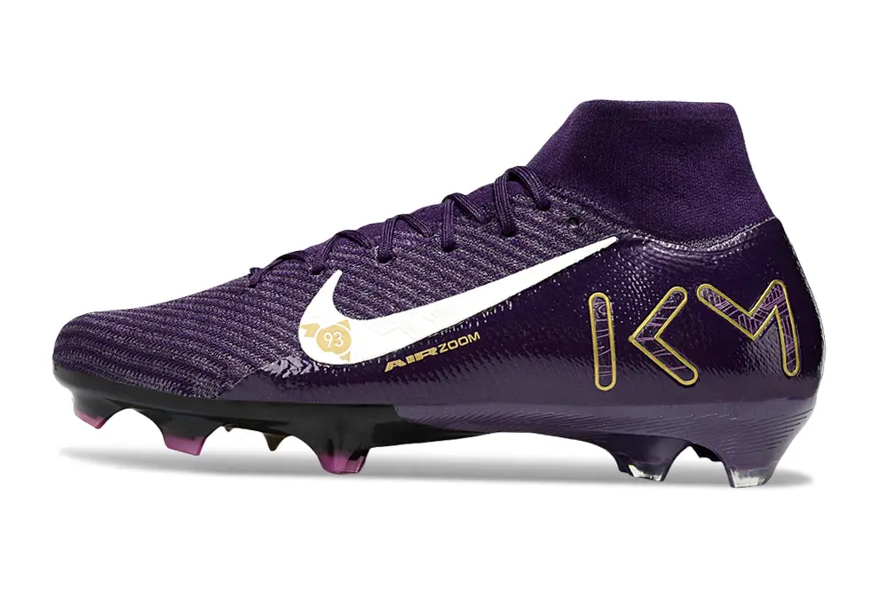Mbappé x Nike Air Zoom Mercurial Superfly 10 Elite FG - Purple/Electric Purple/Gleaming Gold
