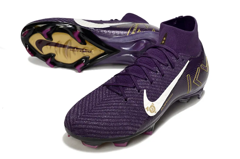 Mbappé x Nike Air Zoom Mercurial Superfly 10 Elite FG - Purple/Electric Purple/Gleaming Gold