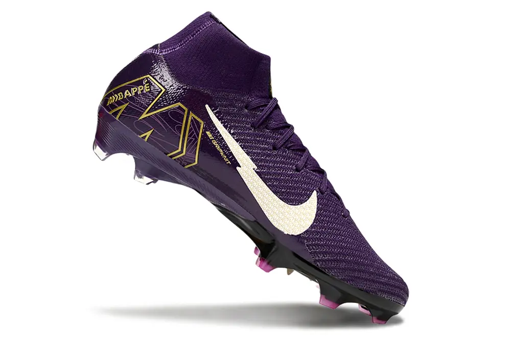Mbappé x Nike Air Zoom Mercurial Superfly 10 Elite FG - Purple/Electric Purple/Gleaming Gold