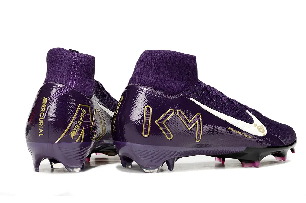 Mbappé x Nike Air Zoom Mercurial Superfly 10 Elite FG - Purple/Electric Purple/Gleaming Gold