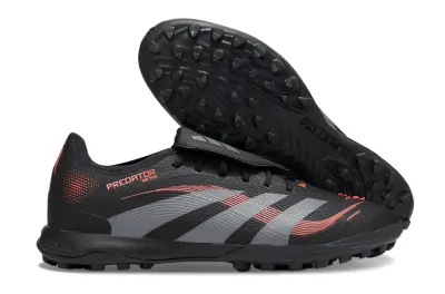 Adidas Predator Elite Foldover Tongue TF - Black/Carbon Gray/High Energy Red