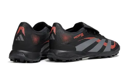 Adidas Predator Elite Foldover Tongue TF - Black/Carbon Gray/High Energy Red