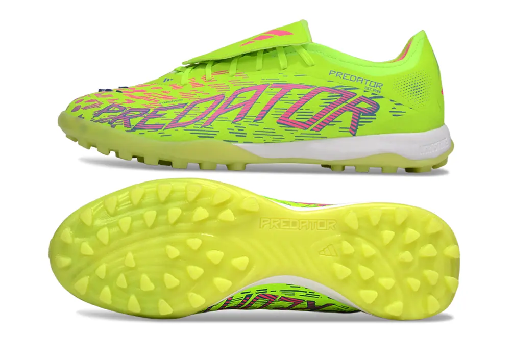 Adidas Predator Elite Foldover Tongue TF - Yellow/Lime Green/Neon Pink