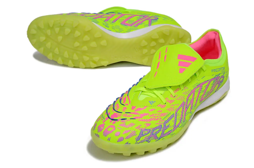 Adidas Predator Elite Foldover Tongue TF - Yellow/Lime Green/Neon Pink