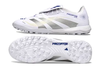 Adidas Predator Elite Foldover Tongue TF - White/Silver/Blue