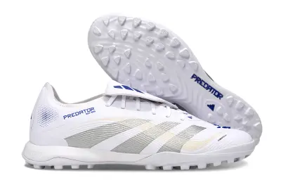 Adidas Predator Elite Foldover Tongue TF - White/Silver/Blue