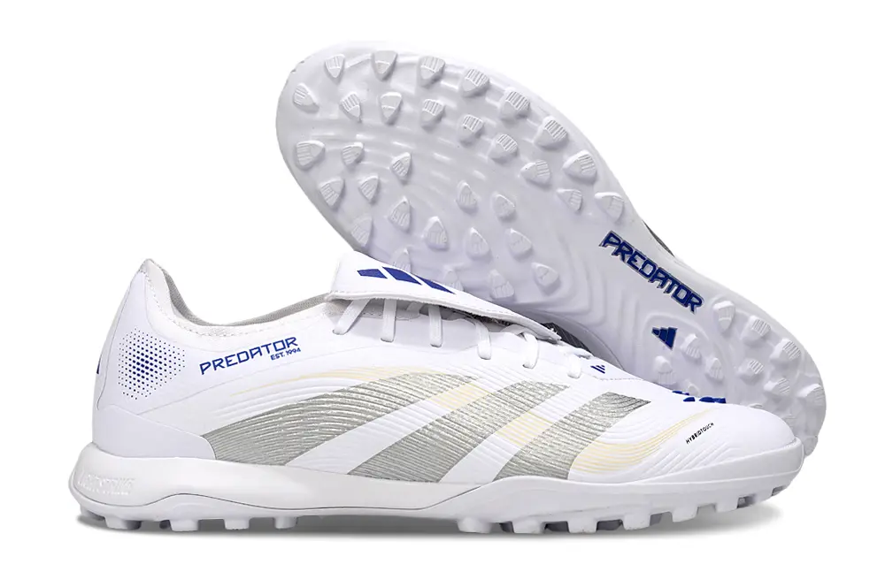 Adidas Predator Elite Foldover Tongue TF - White/Silver/Blue