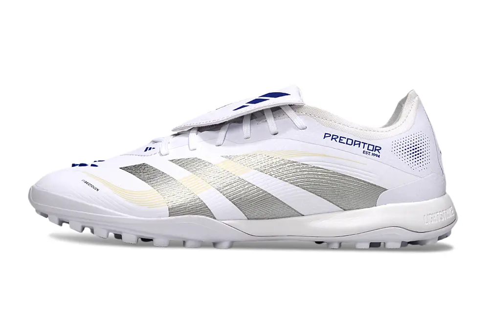 Adidas Predator Elite Foldover Tongue TF - White/Silver/Blue