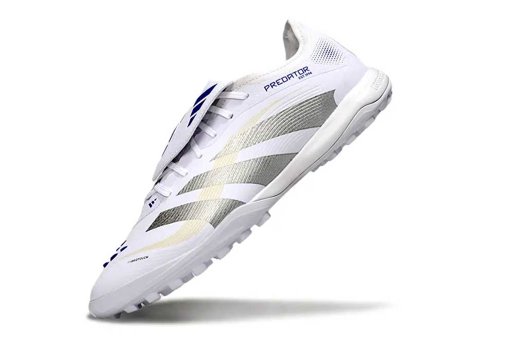 Adidas Predator Elite Foldover Tongue TF - White/Silver/Blue