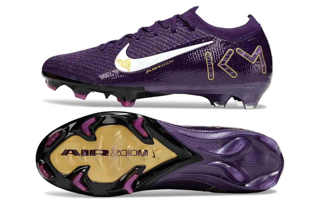 Mbappé x Nike Air Zoom Mercurial Vapor 16 Elite FG - Purple/Vivid Purple/Shining Gold