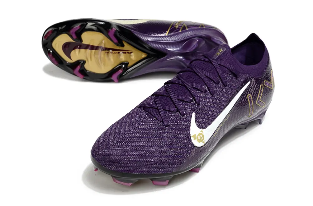 Mbappé x Nike Air Zoom Mercurial Vapor 16 Elite FG - Purple/Vivid Purple/Shining Gold