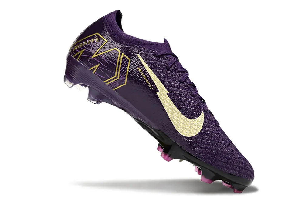Mbappé x Nike Air Zoom Mercurial Vapor 16 Elite FG - Purple/Vivid Purple/Shining Gold